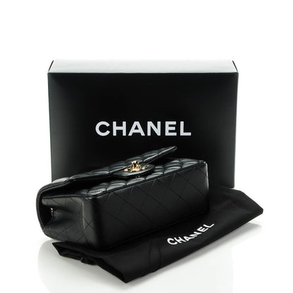 Chanel Lambskin Quilted Mini Rectangular Flap Black 4 of 8