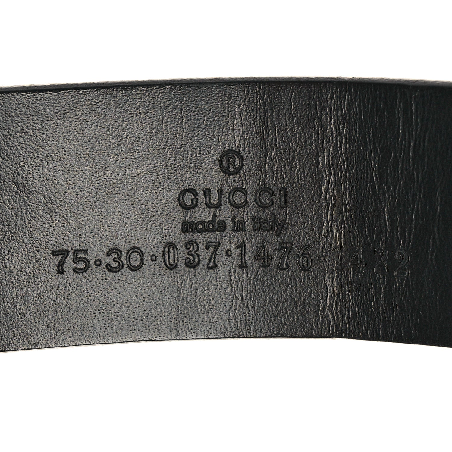 Gucci Calfskin Square G Belt 75 30 Black 5 of 5