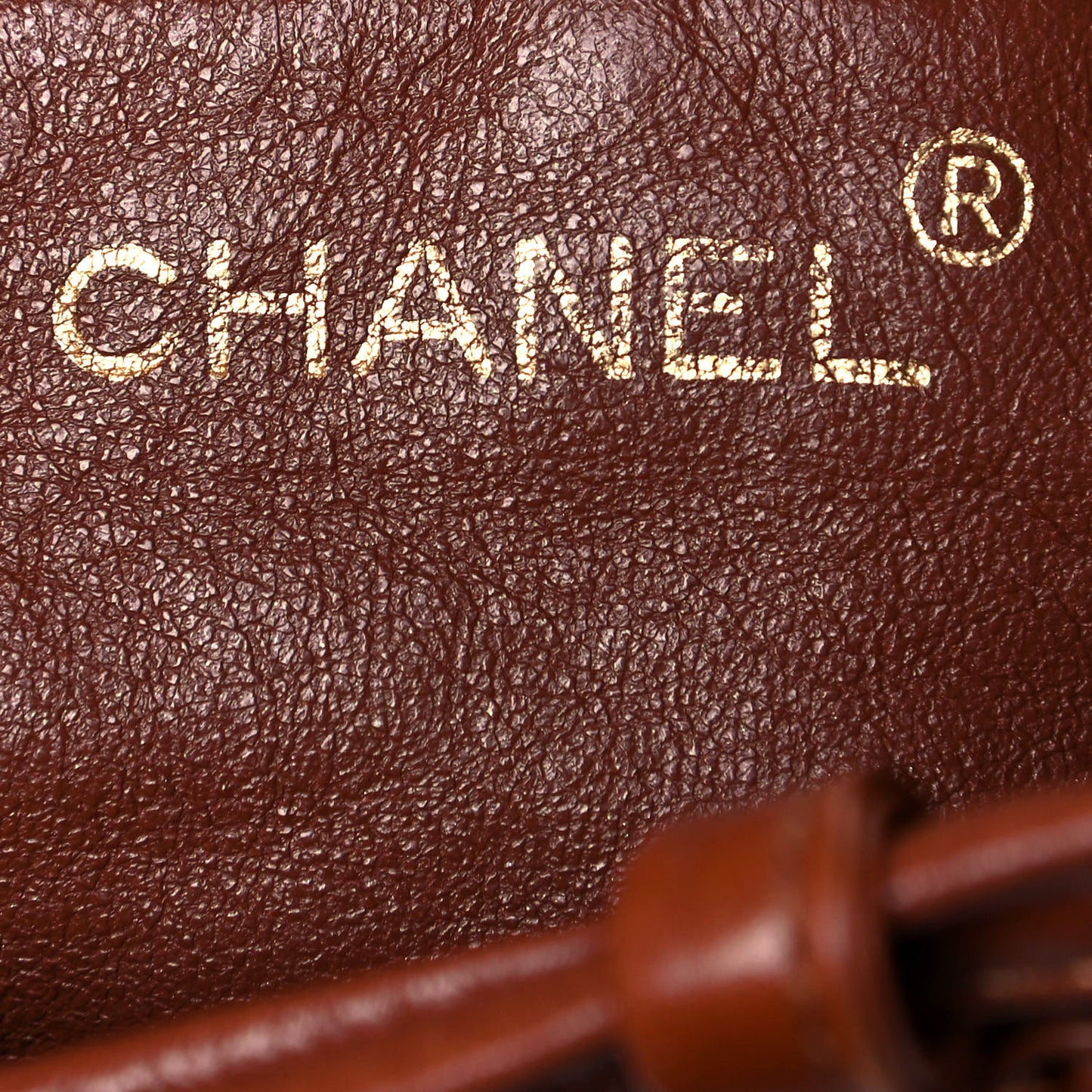 Lambskin Woven Crossbody Bag Brown
