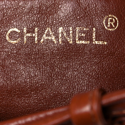 Chanel Lambskin Woven Crossbody Bag Brown 5 of 9