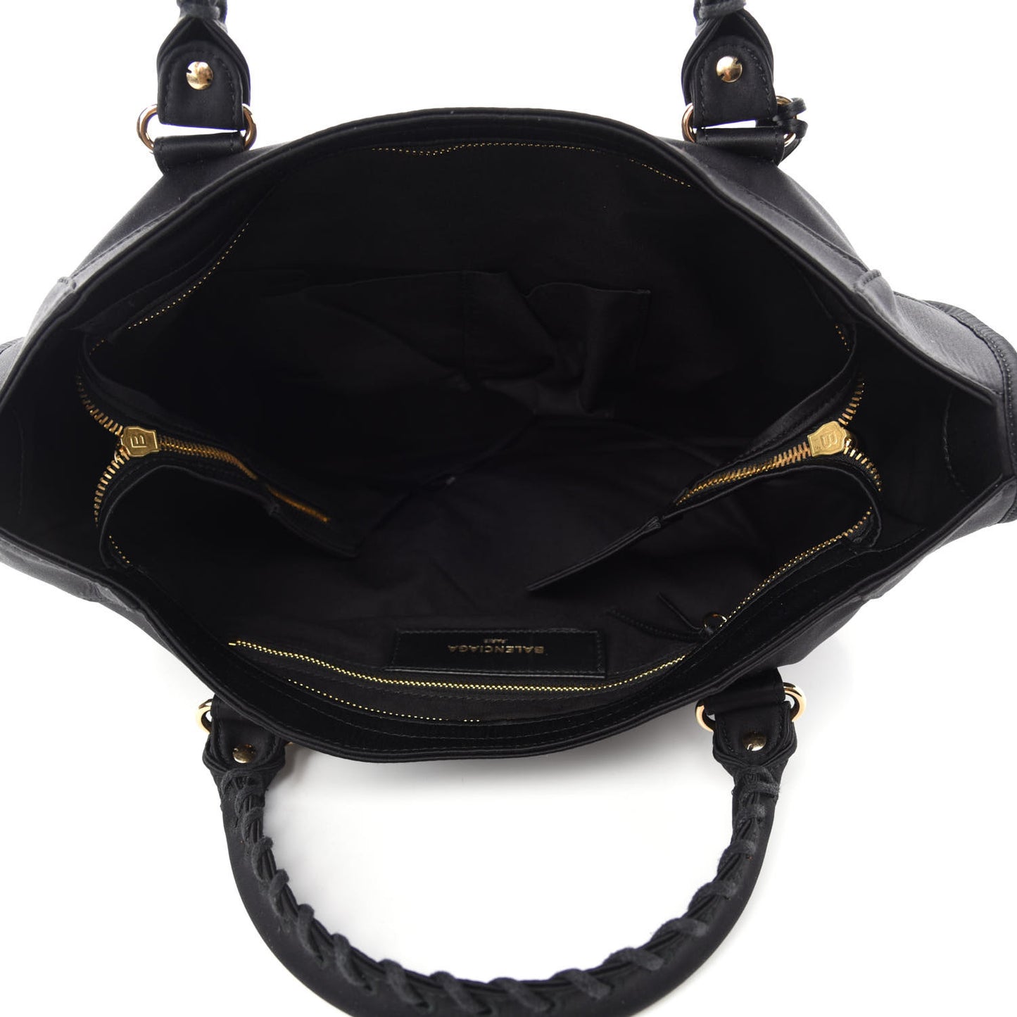 Satin Classic Gold Hardware City Black