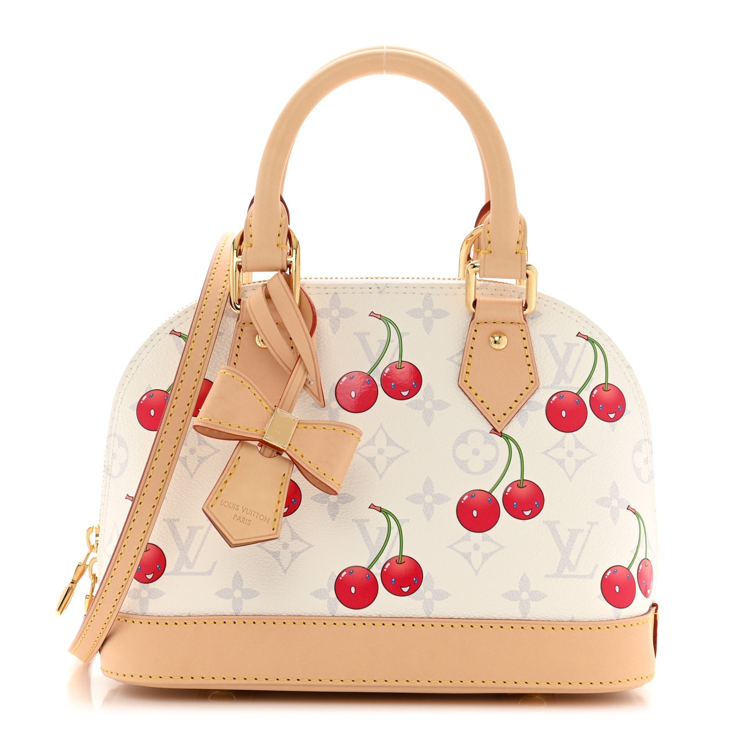 LV X TM Monogram Cerises Alma BB White