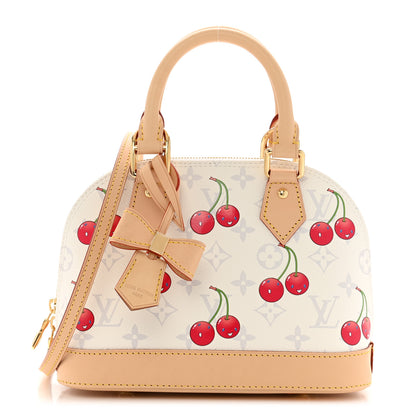 Louis Vuitton LV X TM Monogram Cerises Alma BB White 1 of 9