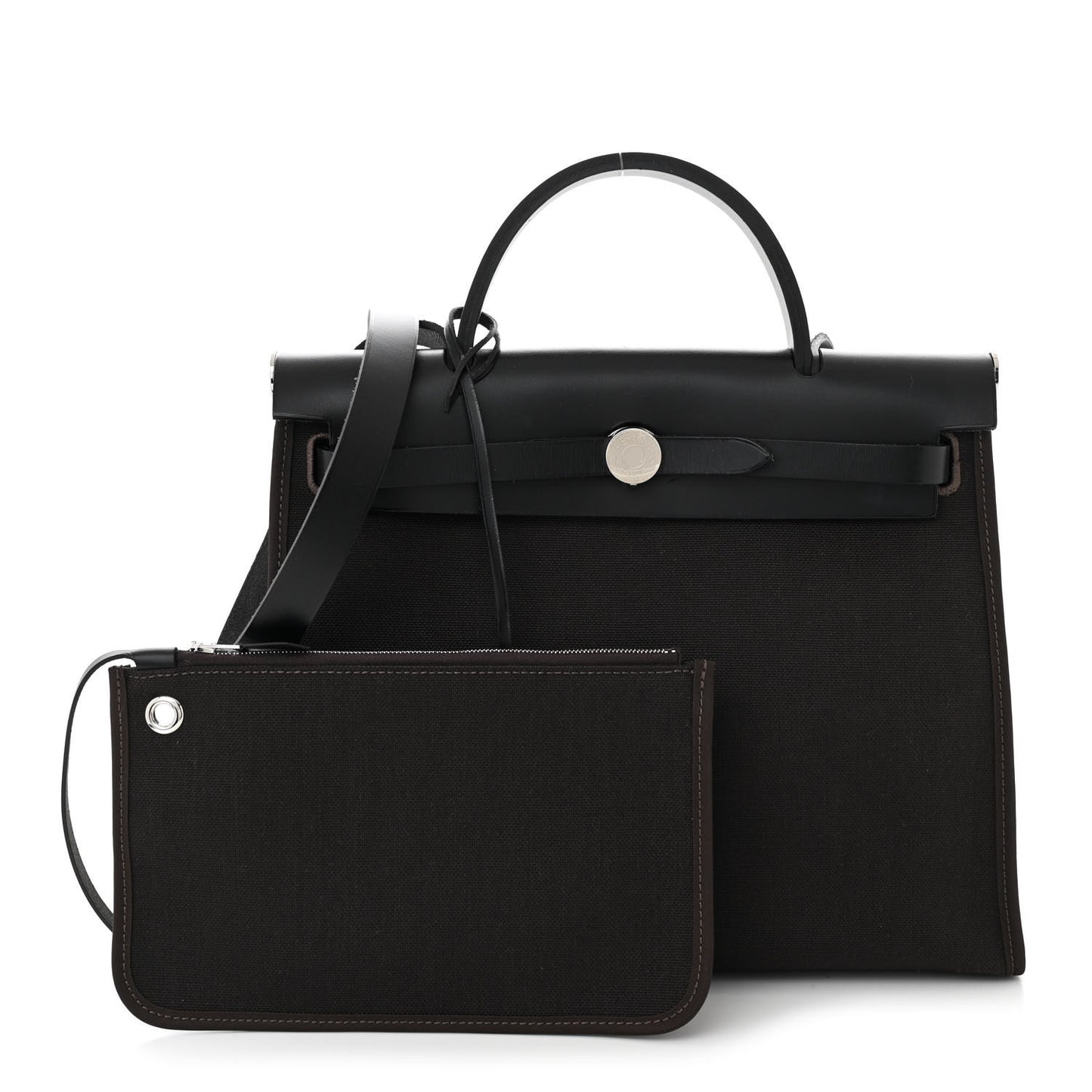 Military Toile Vache Hunter Herbag Zip 31 PM Ebene Black