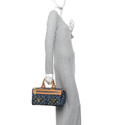 Louis Vuitton Monogram Denim Neo Speedy Blue 2 of 10
