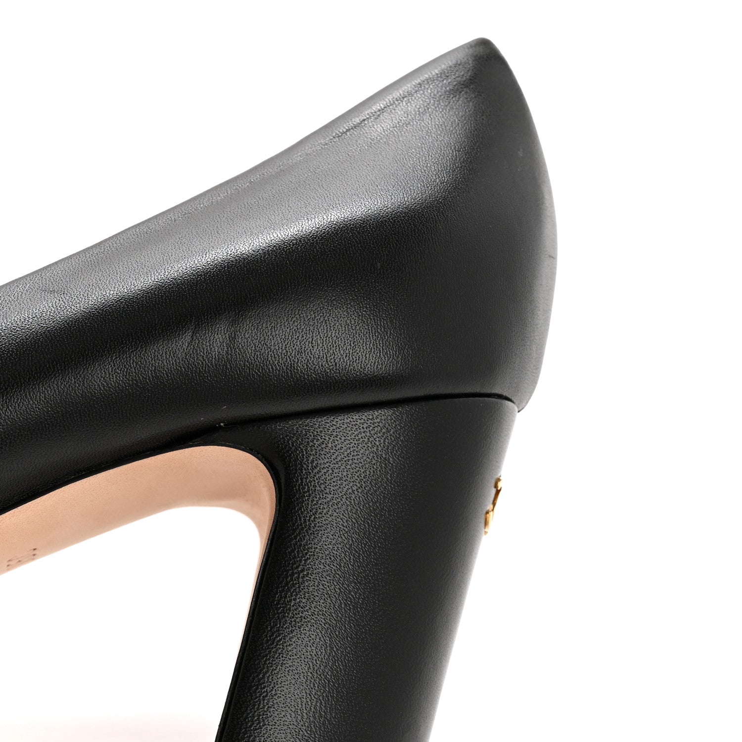 Chanel Calfskin Peep Toe CC Pumps 35 Black 1779876 – FASHIONPHILE