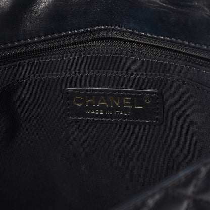 Chanel Lambskin Quilted Valentine Charms Medium Single Flap Black 6 of 9