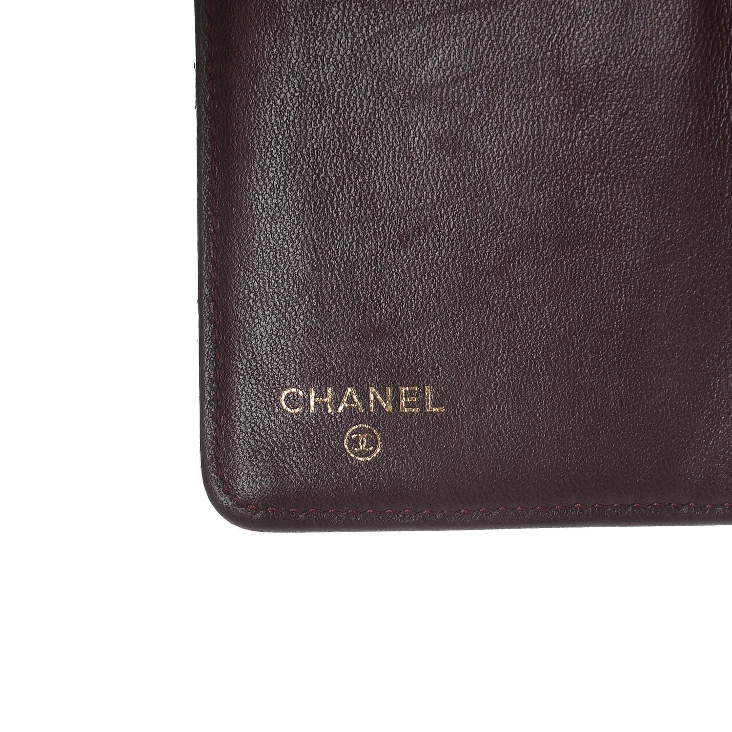 Chanel Lambskin Quilted Yen Wallet Black 6 of 10