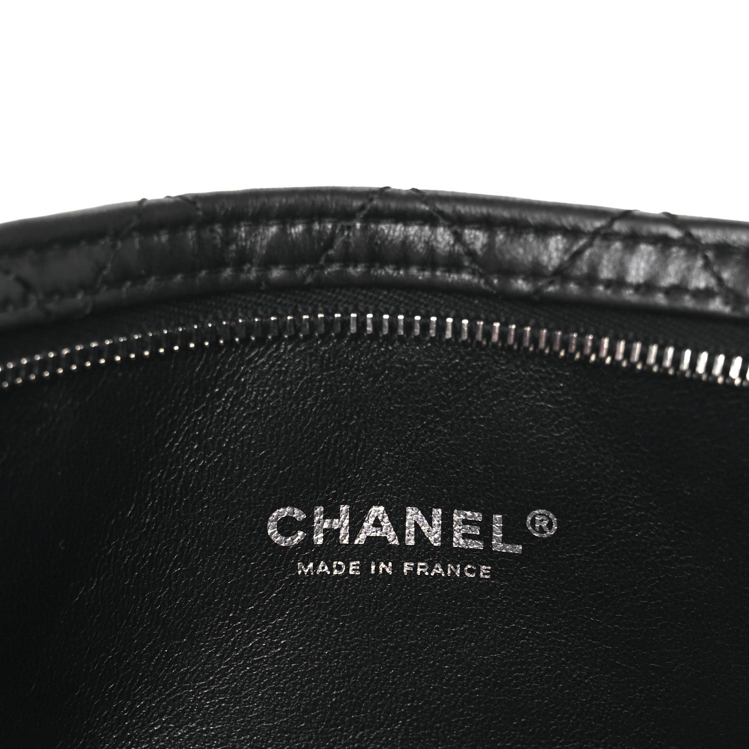 Chanel Lambskin Mineral Nights Pochette Wristlet Black 6 of 10