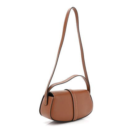 Celine Smooth Calfskin Tabou Clutch On Strap Tan 3 of 10