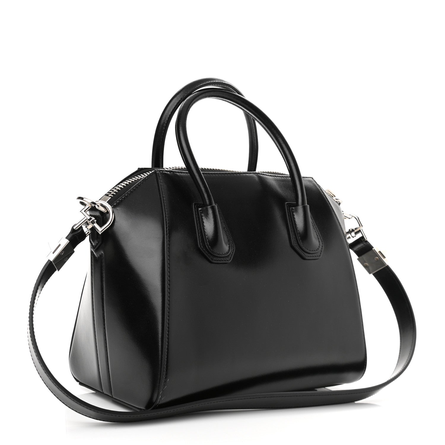 Givenchy Shiny Lord Calfskin Small Antigona Black 3 of 10