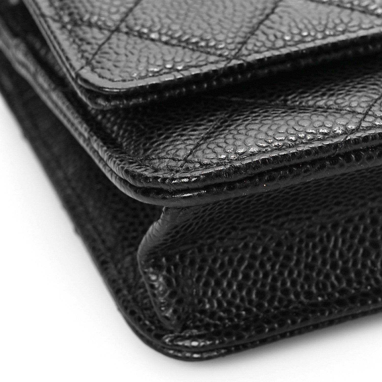 Chanel Caviar Quilted Wallet On Chain WOC Black 9 of 11