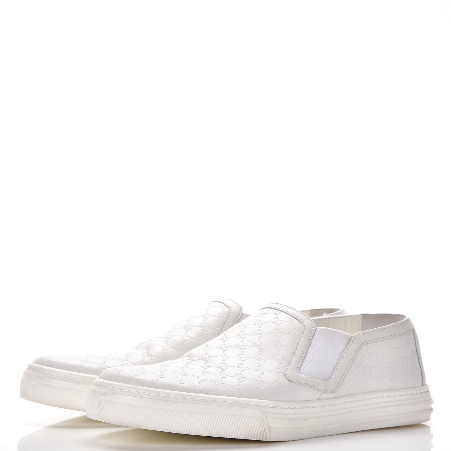 Microguccissima Slip On Sneakers 37 White