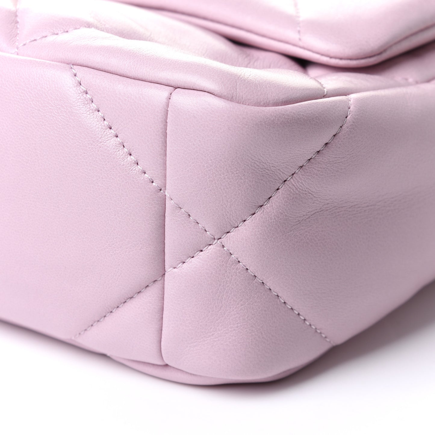 Lambskin Quilted Medium Chanel 19 Flap Light Pink