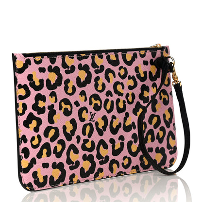 Louis Vuitton Monogram Giant Wild At Heart Neverfull MM Pochette Black 3 of 9