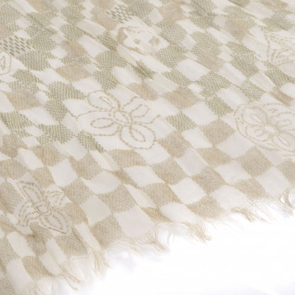 Louis Vuitton Cashmere Silk Damier Stole 2 of 6