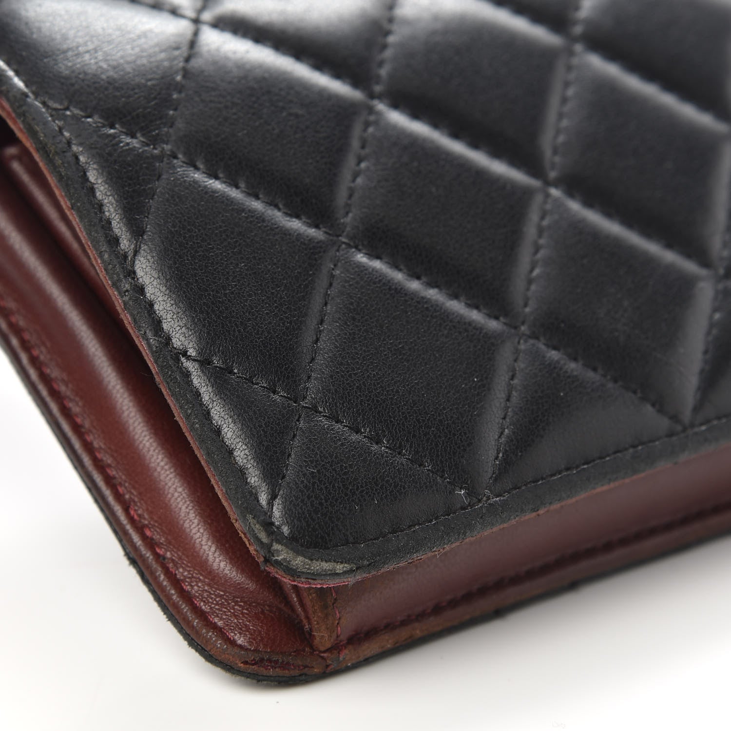 Chanel Lambskin Quilted Yen Wallet Black 8 of 15
