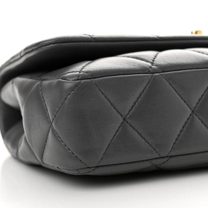 Chanel Shiny Lambskin Quilted Multi Stand Flap Grey 9 of 13