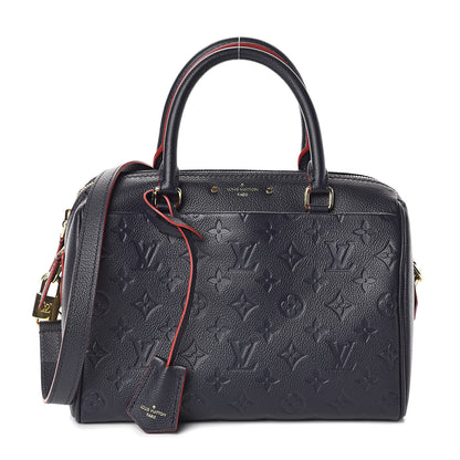 Louis Vuitton Empreinte Speedy Bandouliere 25 NM Marine Rouge 1 of 10