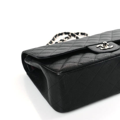 Chanel Caviar Quilted Jumbo Double Flap Black 8 of 9