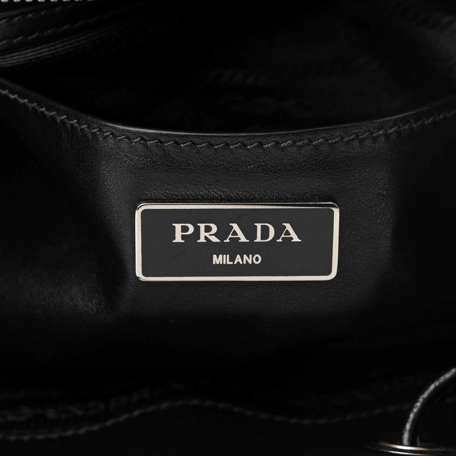 Prada Calfskin Backpack Black 6 of 18
