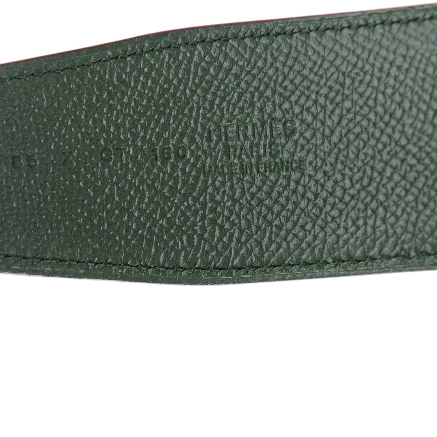 Hermes Epsom 42mm Constance 2 H Belt 85 Black Vert Anglais 6 of 6