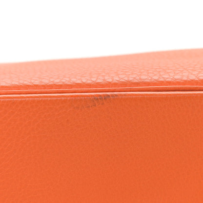 Hermes Taurillon Clemence Birkin 40 Orange 17 of 19