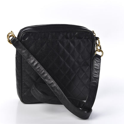 Chanel Caviar Quilted Flap Shoulder Bag Black 2 of 9