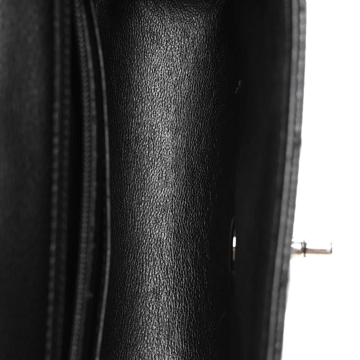 Caviar Quilted Mini Rectangular Flap Black