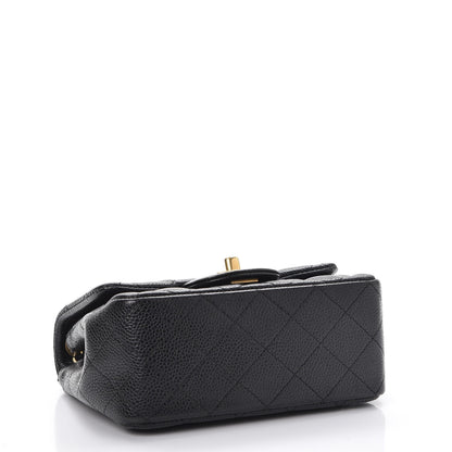 Chanel Caviar Quilted Mini Square Flap Black 4 of 7