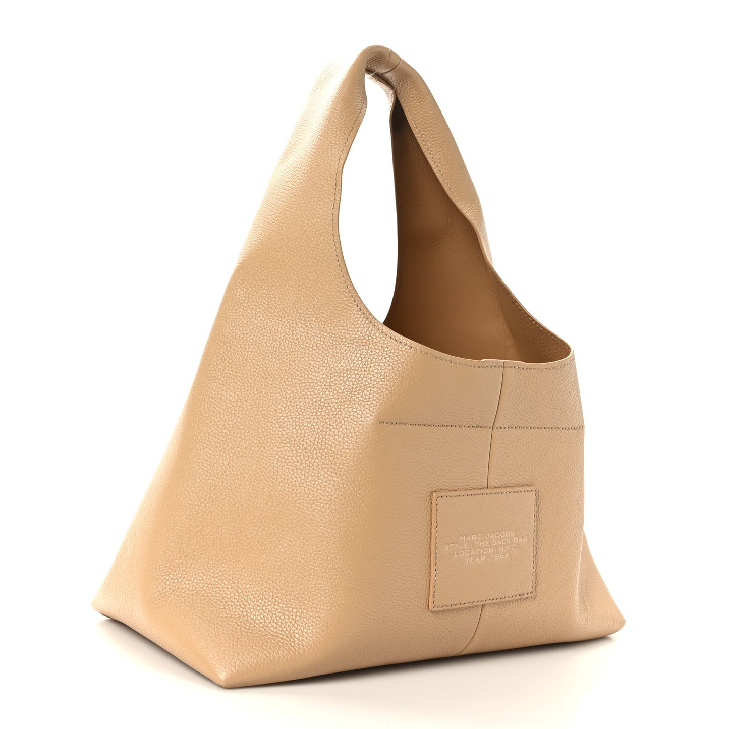 Grained Calfskin Medium The Sack Bag Camel