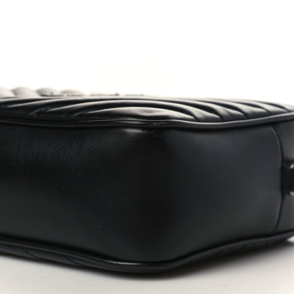 Saint Laurent Calfskin Matelasse Monogram Lou Camera Bag Black 8 of 8