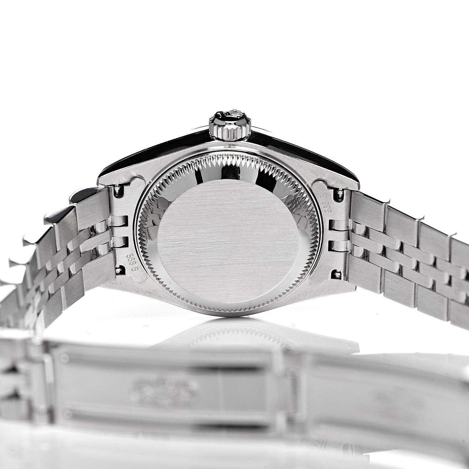 Rolex Stainless Steel 18K White Gold Diamond 26mm Oyster Perpetual Datejust Watch Silver Jubilee 79174 5 of 8