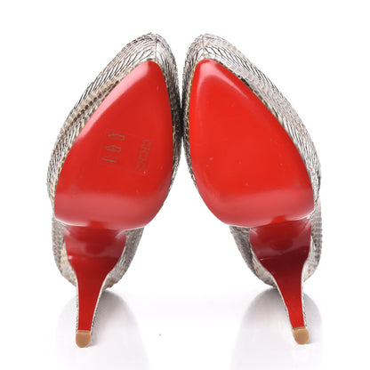 Christian Louboutin Ayers Daffodile 160 Pumps 39 Stone 5 of 7