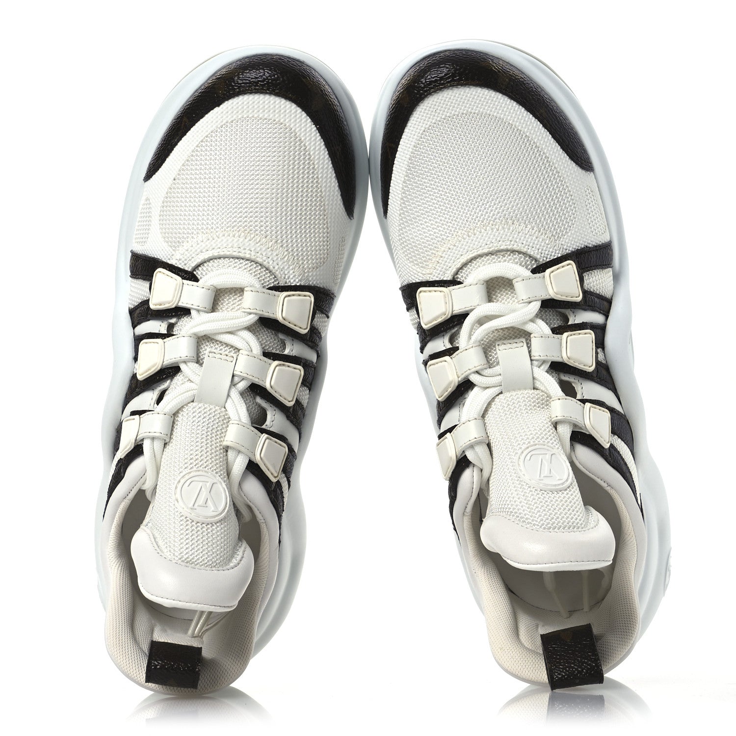 Louis Vuitton Patent Monogram LV Archlight Sneakers 37 White 2 of 11