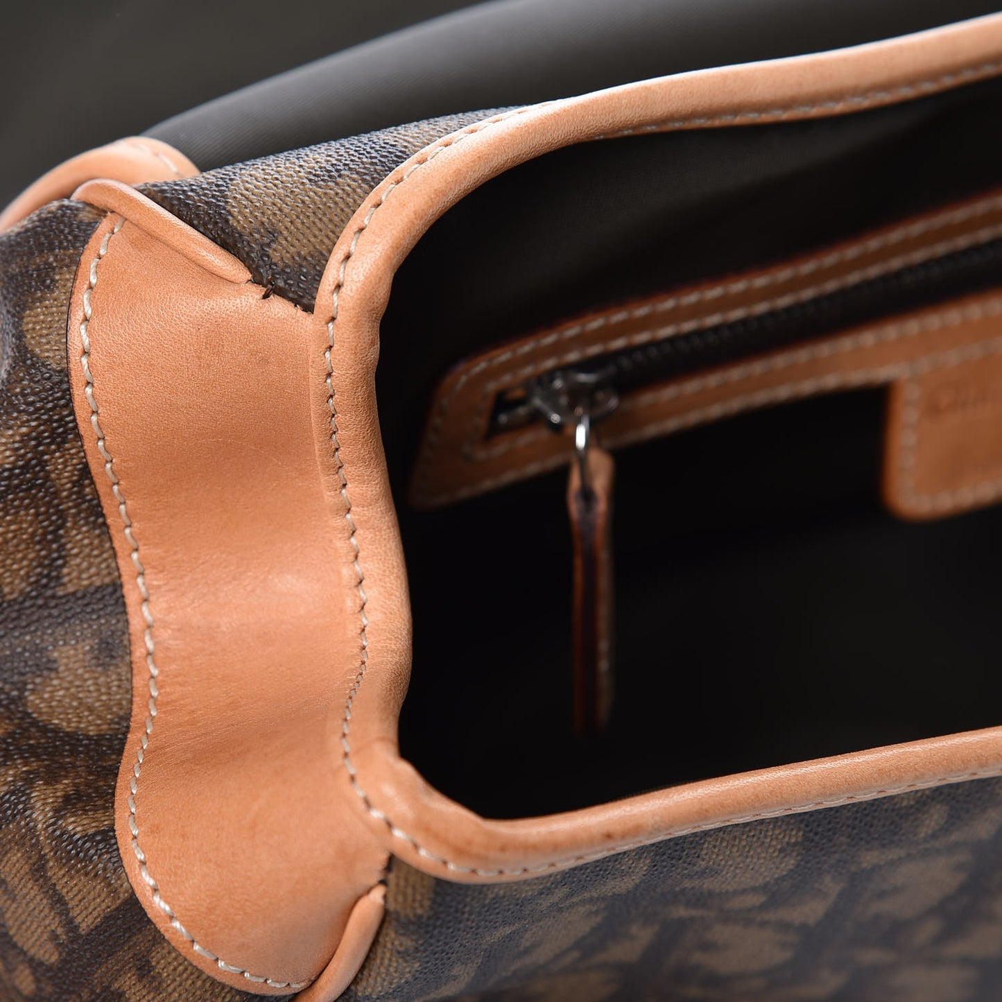 Monogram Romantique Trotter Flap Bag Brown