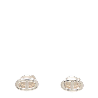 Hermes Sterling Silver TPM Farandole Earrings 1 of 5