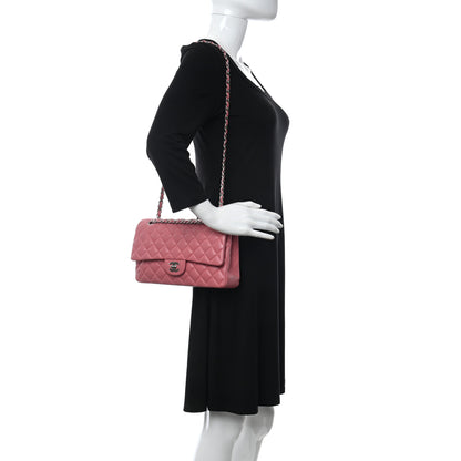 Chanel Lambskin Quilted Medium Double Flap Pink 2 of 10