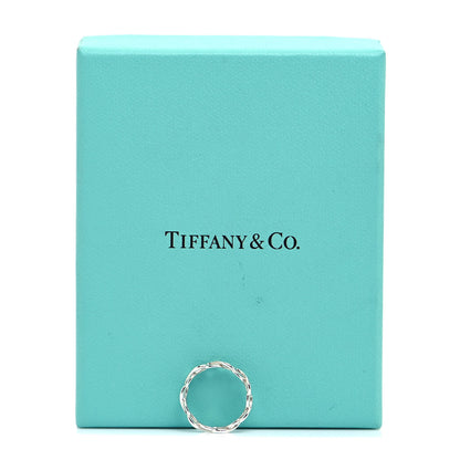 Tiffany Sterling Silver Narrow Infinity Band Ring 46 3.75 5 of 5