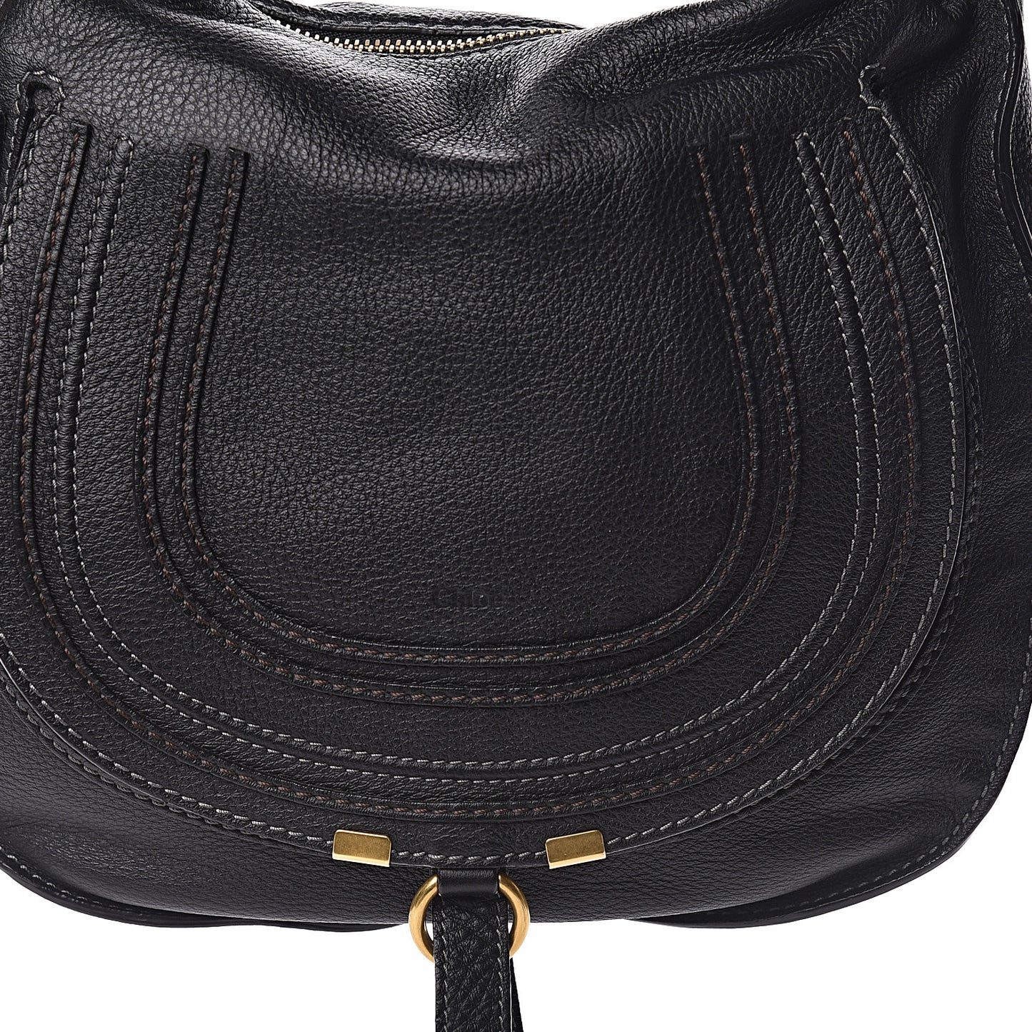Calfskin Medium Marcie Hobo Black