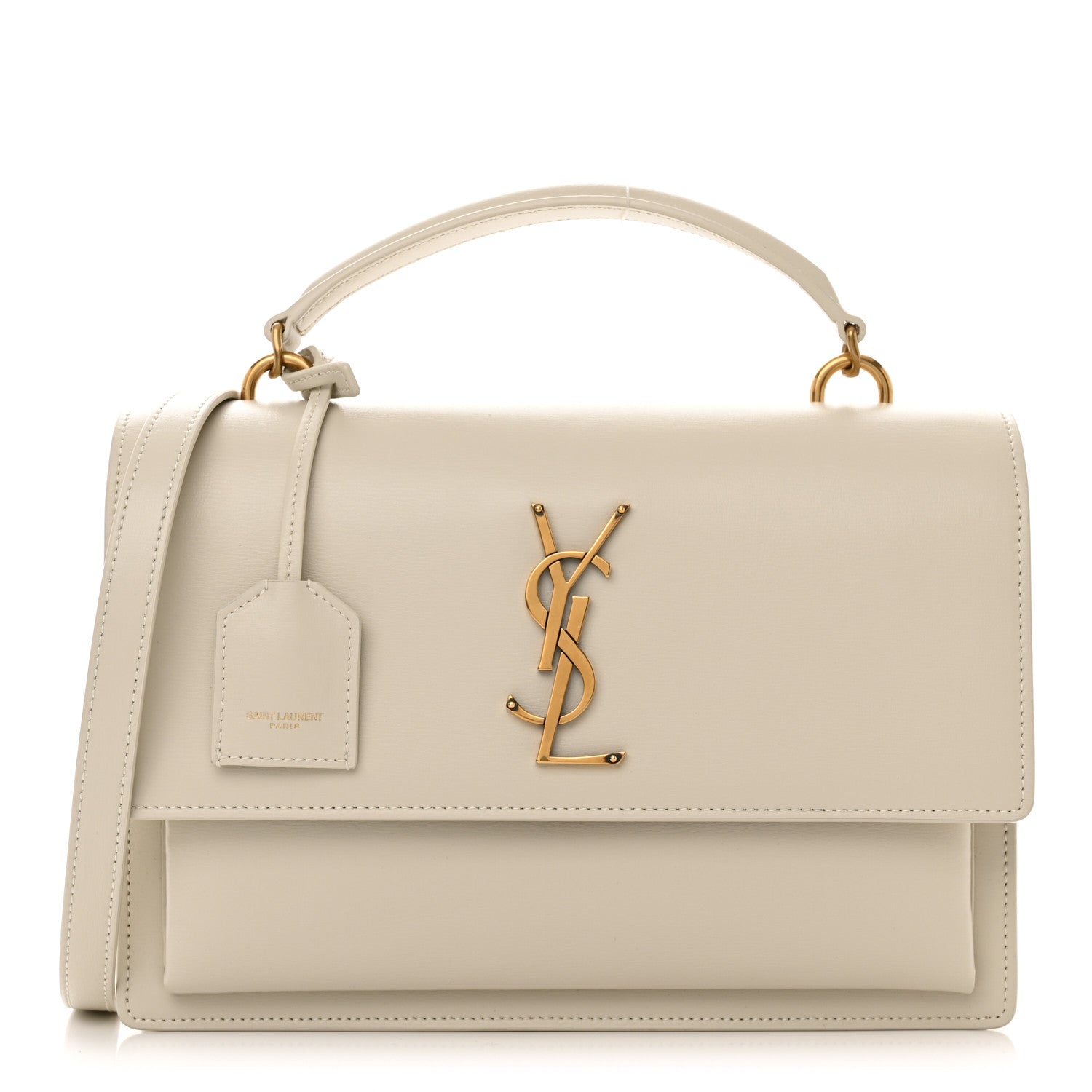 Saint Laurent Calfskin Large Monogram Sunset Crema Soft 1 of 11