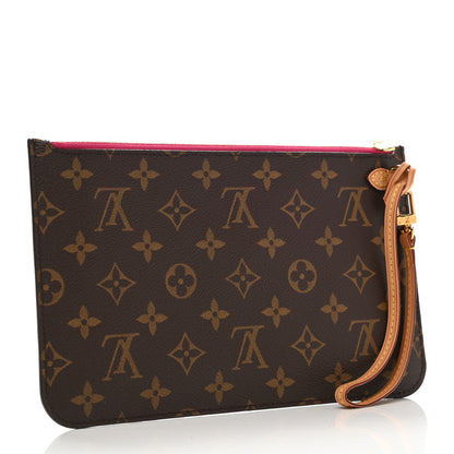 Louis Vuitton Monogram Neverfull MM GM Pochette Pivoine 3 of 9