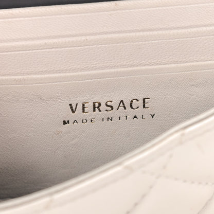 Versace Nappa Barocco Quilted Vanitas Crossbody White 5 of 9