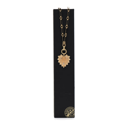 Foundrae 18K Yellow Gold Diamond Black Onyx Oversized Custom Heart Love Token Medallion Hanging Clockweight Chain Necklace 4 of 4