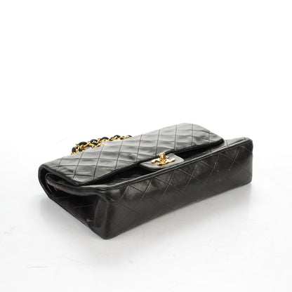 Chanel Lambskin Quilted Medium Double Flap Black 4 of 8