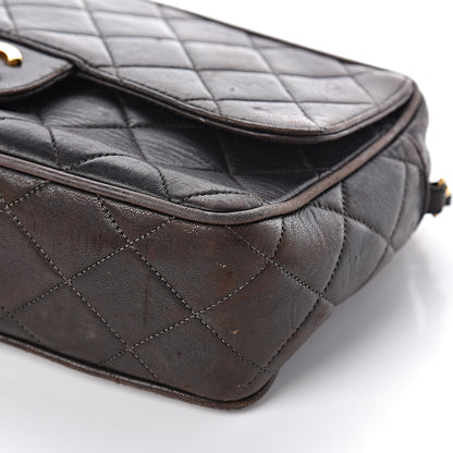 Chanel Lambskin Quilted Camera Case Black 10 of 15