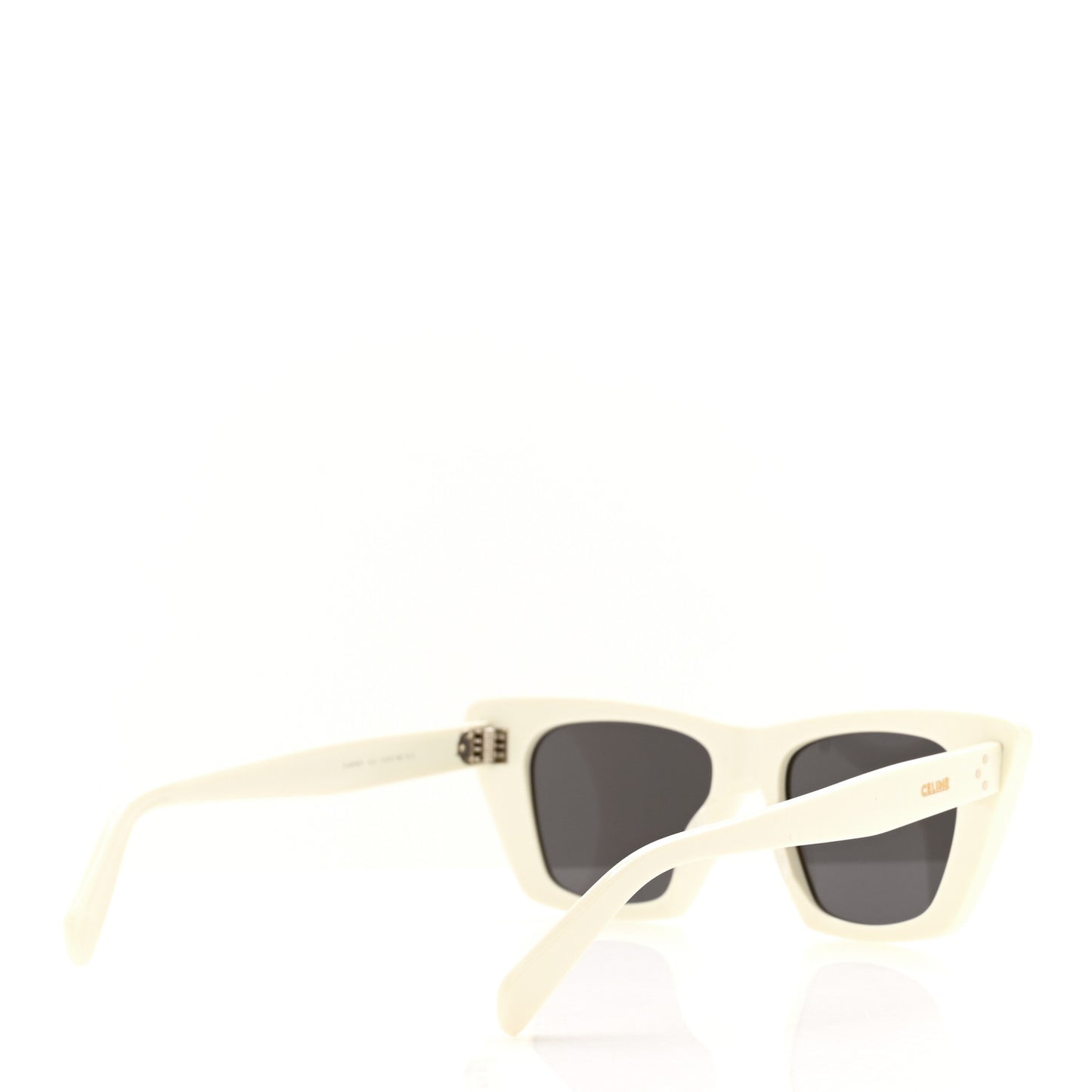 Acetate Cat Eye Sunglasses CL40187I White