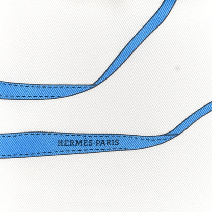 Hermes Vintage Silk Monsieur et Madame Scarf 70 3 of 4