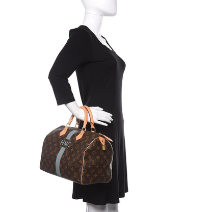 Louis Vuitton Monogram My LV Heritage Speedy 30 Gris Vert Clair 2 of 10