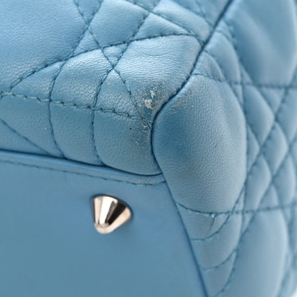 Christian Dior Lambskin Cannage Medium Lady Dior Blue 11 of 18